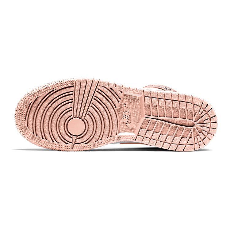 Air Jordan 1 Mid GS Crimson Tint Detské tenisky Oranžová Biela Čierna 554725-133