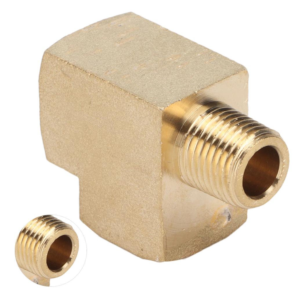 Brass Pipe Tee Car Solid Street Pipe External Thread 1 8in NPT Malex1 8in NPT 1000 PSI