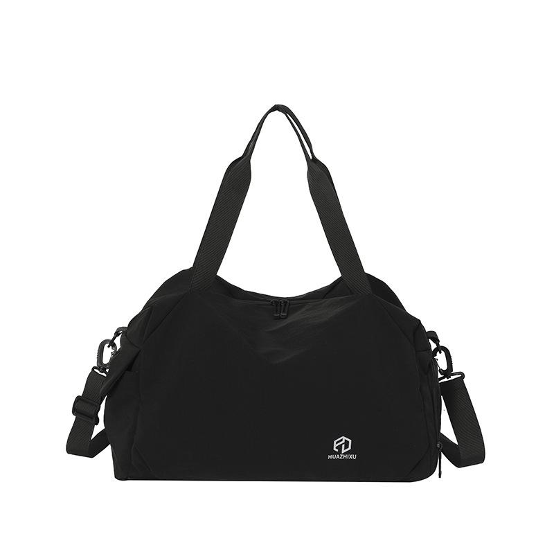 

Женская легкая дорожная сумка большой вместимости - Модная и универсальная для спорта и фитнеса чёрный