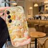 Phone Case: 2D Flat, Suitable for Samsung Galaxy A34 A35 M05 M06 S20 S22 S21 FE Plus 5G Protective Case, Birthday Little White Bear, Perfect Holiday G
