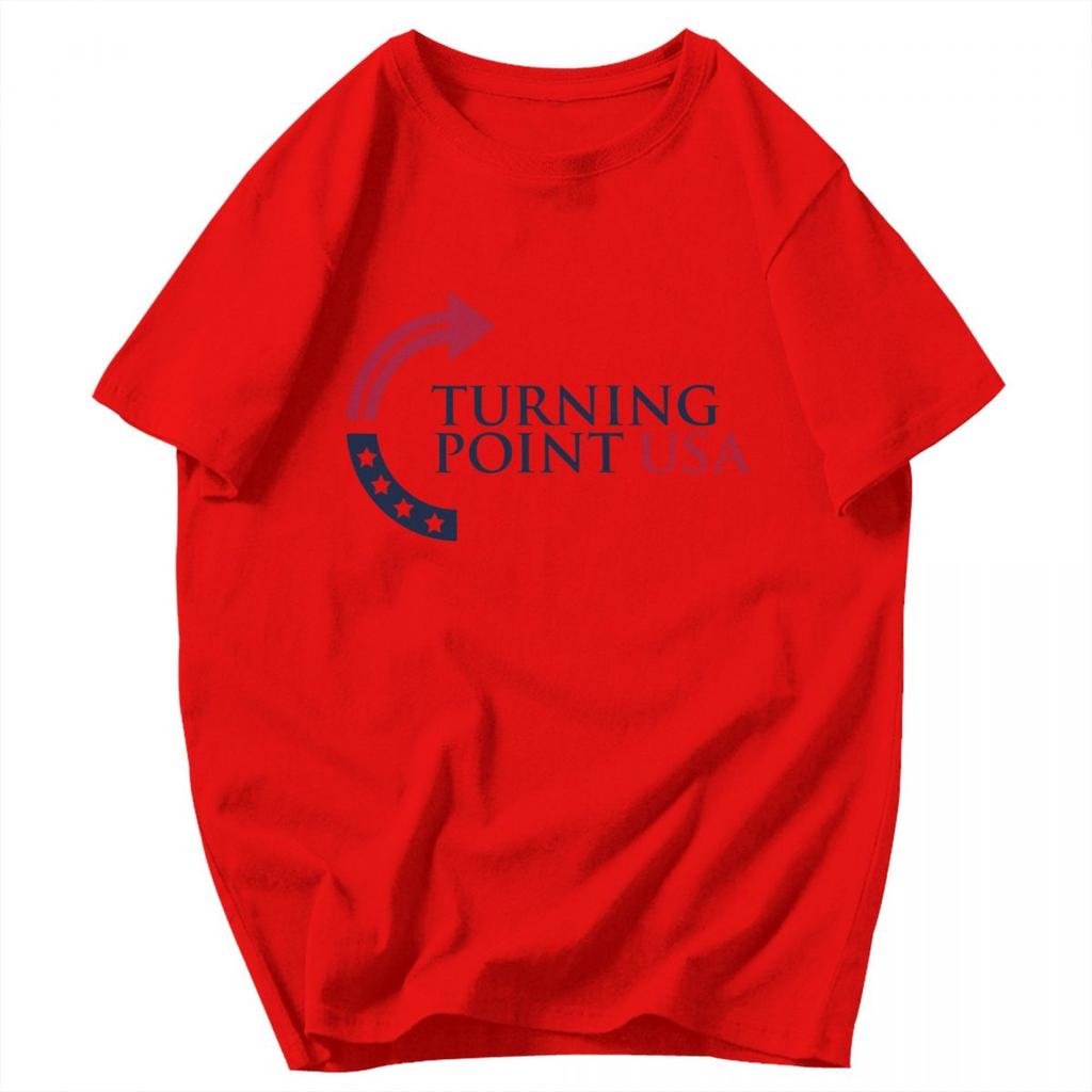 Men T Shirt Turning Point USA Fun Gifts Y2K Graphic Customized Unisex Clothing T Shirts