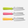 Multifunctional Vegetable Peeler with Comfort Handle Stainless Steel Curved Blade Built-in Bottle Opener Kitchen Tool for Apples Carrots Cucumbers