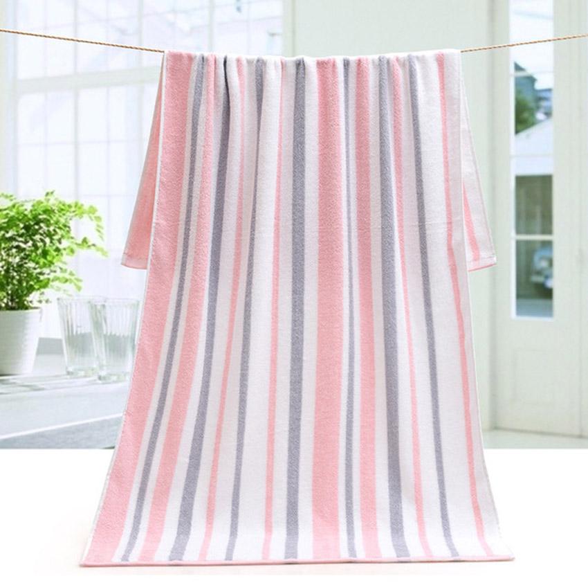 

Мягкий полосатый комплект полотенец из хлопка, однотонные полотенца, плотные полотенца для душа, ванной, дома, спа, лица, полотенца для взрослых и детей, салфетка Toalla 1pcs 34x74cm