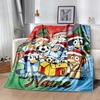Christmas Penguins Celebration Personalized Name Blanket Gift Personalized Blanket Comfortable Great for Office Livingroom Living Room Couch