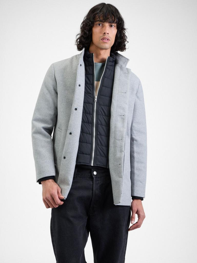 Coat Jack & Jones Jjeharrison Wool Jacket Sn (12258674) Light Grey Melange