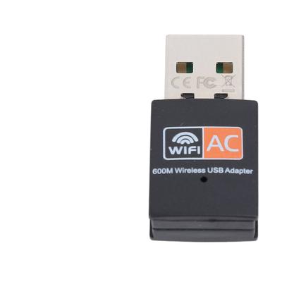 600Mbps USB WiFi Adapter 2.4GHz 5GHz Wireless Network Adapter for Win XP Vista 7 8 10 11