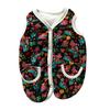 Colorful Floral Dog Vest Sleeveless Pet Shirt Small Dogs Cardigan Warm Winter Poodle Outfit for Small Medium Breeds Bichon Frise Cats