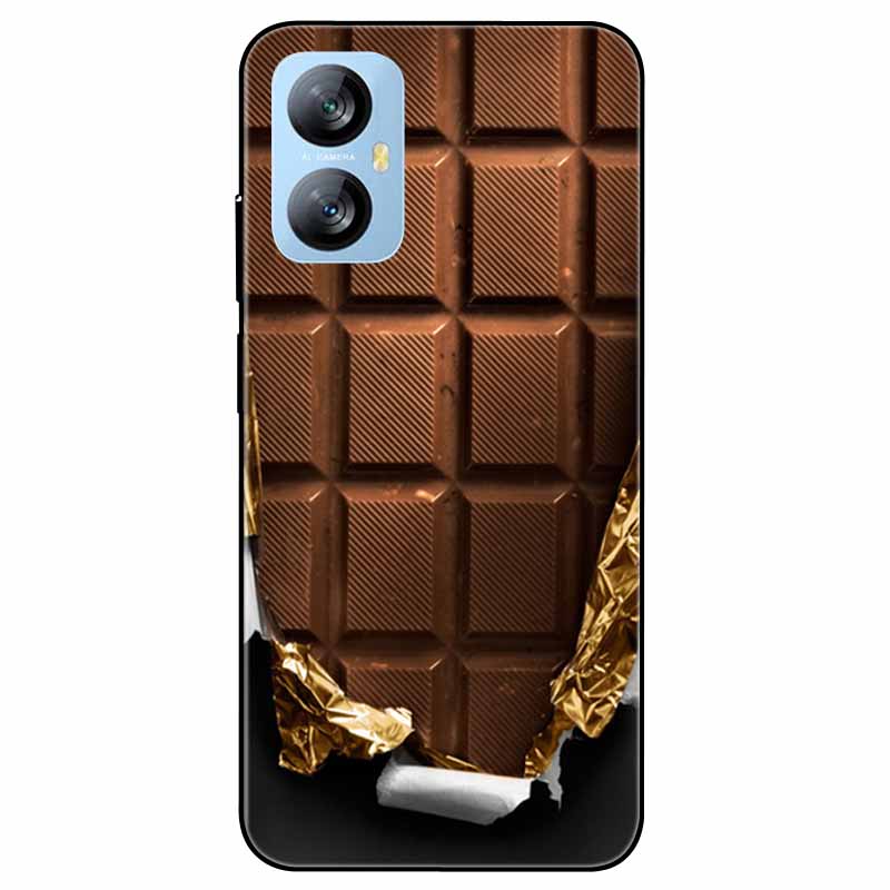 Für Blackview A52 Pro Hülle Handyhülle Stoßfeste Schwarz lackierte TPU Hülle für Blackview A52 Pro Silikon Weicher Bumper A52Pro Süß