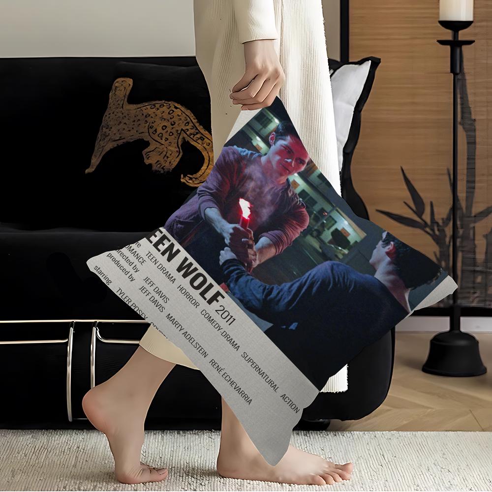 Teen Wolf 45*45cm Cushion Cover Pillow Cover Decor Pillowcase Home Pillowcase For Couch Pillow