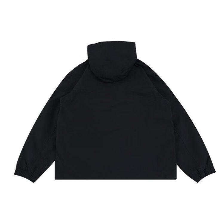 New Balance Jackets Men's Black Hooded Moderate Other AMJ33359-BK