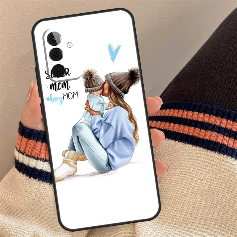 SUPER MOM MUM MAMA BABY Case For Samsung Galaxy A14 A54 A34 A24 A52 A32 A22 A12 A51 A71 A33 A23 A13 A53 Cover Funda