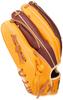 ZETT Soft Baseball Glove (Glove) Fine Play All-Round Oak Brown X Pastel Brown for Right-Hitched BRGB35420Z