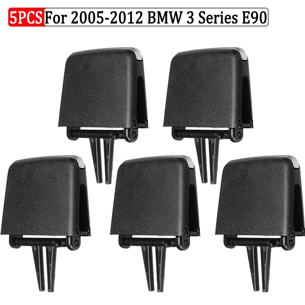 2-10PCS For BMW 3 Series E90 2005-2012 AC Vent Grille Slider Clip Repair Kit Car Front A/C Air Conditioning Vent Outlet Tab Clip