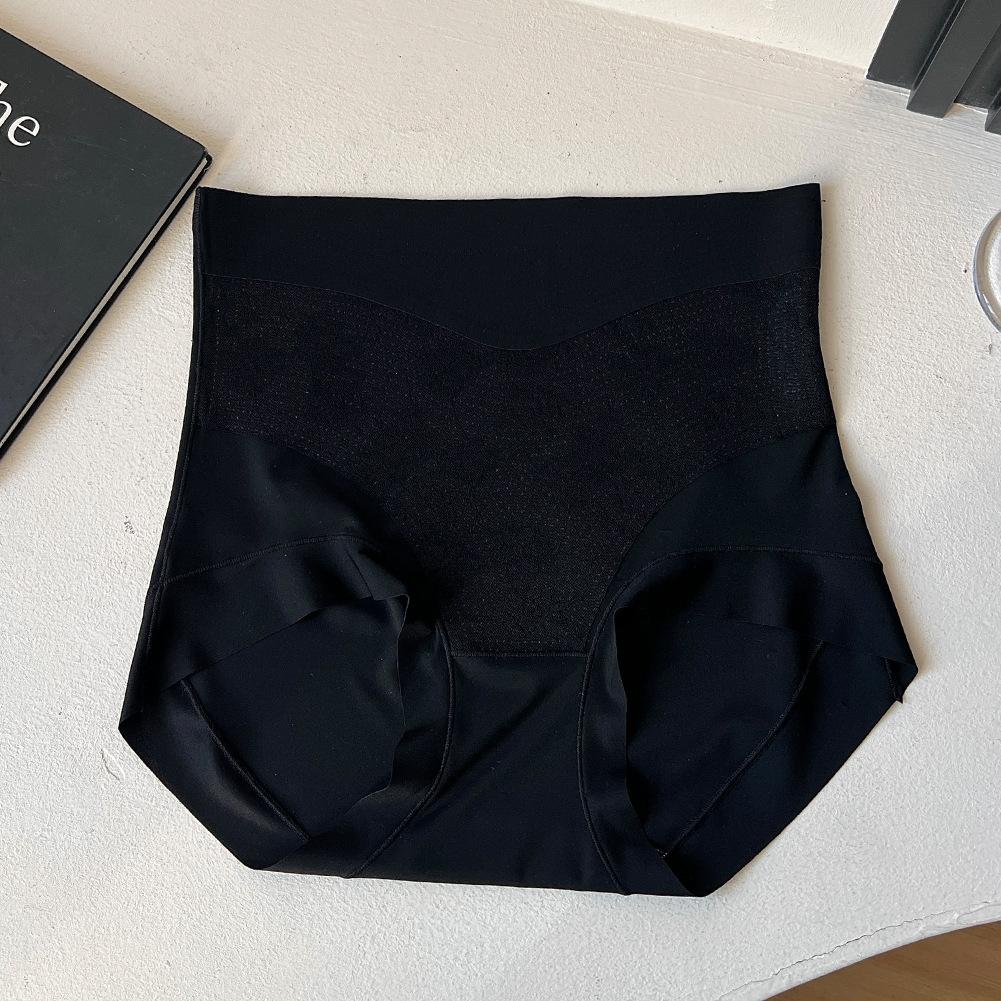 

Women s Spring and Summer Three Dimensional Pattern of Micro Pressure Abdominal Lift Hips Not Roll Edge Briefs One size чёрный