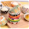 100PCS Halloween Cupcake Wrappers Toppers Pumpkin Ghost Cupcake Wrap Liners Halloween Party Dessert Cake Decoration Baking Cup