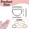 30/50pcs D-shaped metal ring alloy multi-functional buckle,suitable for DIY crafts,wedding,pet collars,keychains,bag accessories