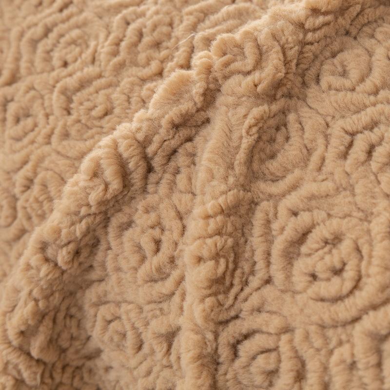 Winter High-end Three-dimensional Rose Plush Sofa Cover Cloth Sofa Towel New Autumn and Winter All-inclusive