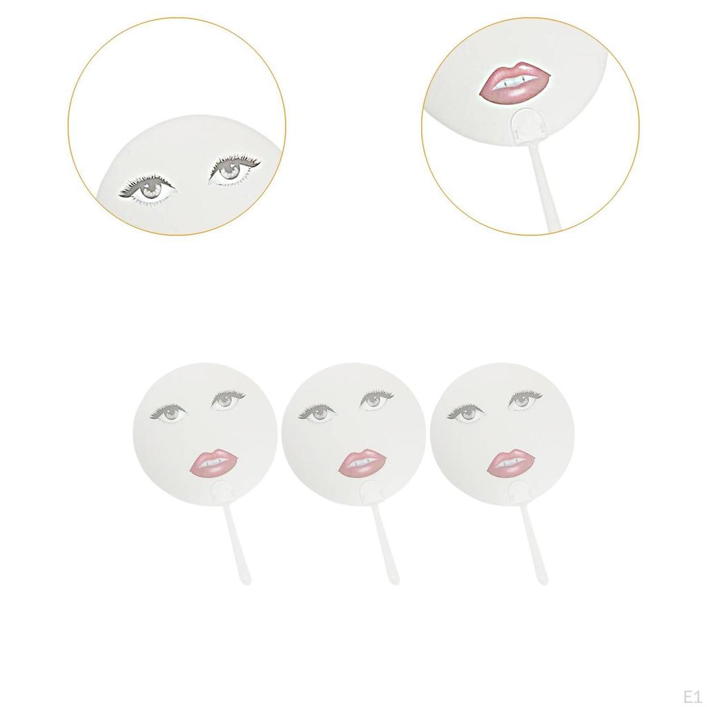 Hand Fan Painting Ornament for Performance Music Festival Dance