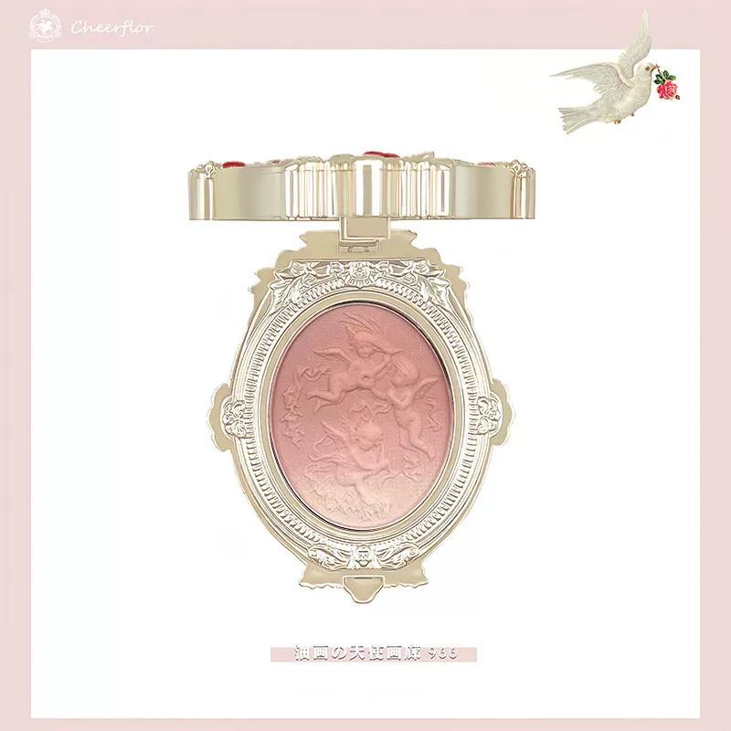Cheerflor Angel Relief Blush Highlighter Contouring 3-in-1 Blush Shading Color and Highlighting Color
