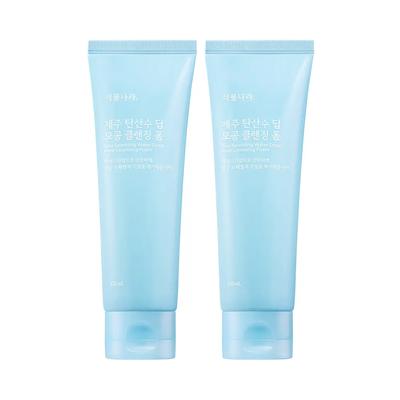 Espuma de Limpeza Profunda para Poros com Água Borbulhante de Jeju 120mL X 2 unid.