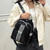 Double-shoulder Backpack - Fashionable, Multi-functional, Single-shoulder Bag for Women, Casual Handbag for Ladies