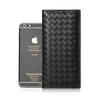High-end luxury cow leather woven wallet generation men's large-capacity multi-card RFID two-fold wallet