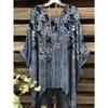 Summer Fashion New Large Round Neck Fashion Irregular Pattern Printing