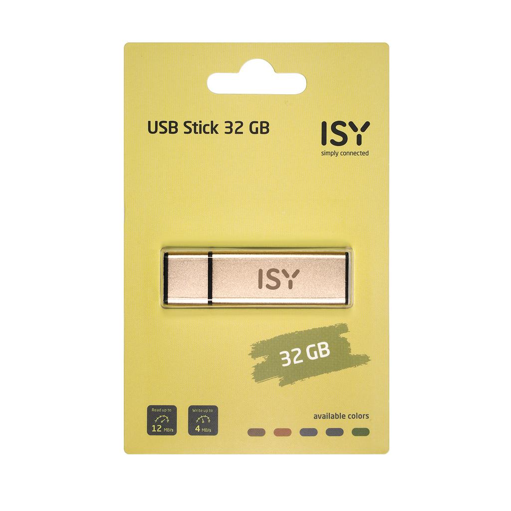 ISY IMU-2300-ALU 32GB USB Flash Drive