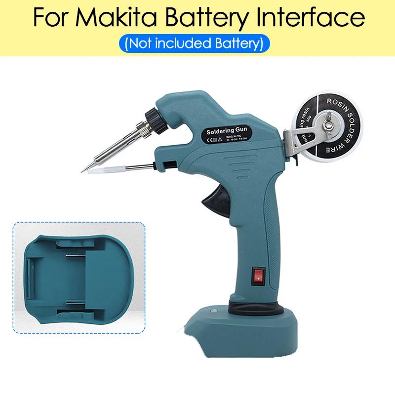 

Беспроводной паяльник с внутренним подогревом, автоматически отправляющий инструмент для ремонта сварочного пистолета, паяльник для аккумулятора Makita