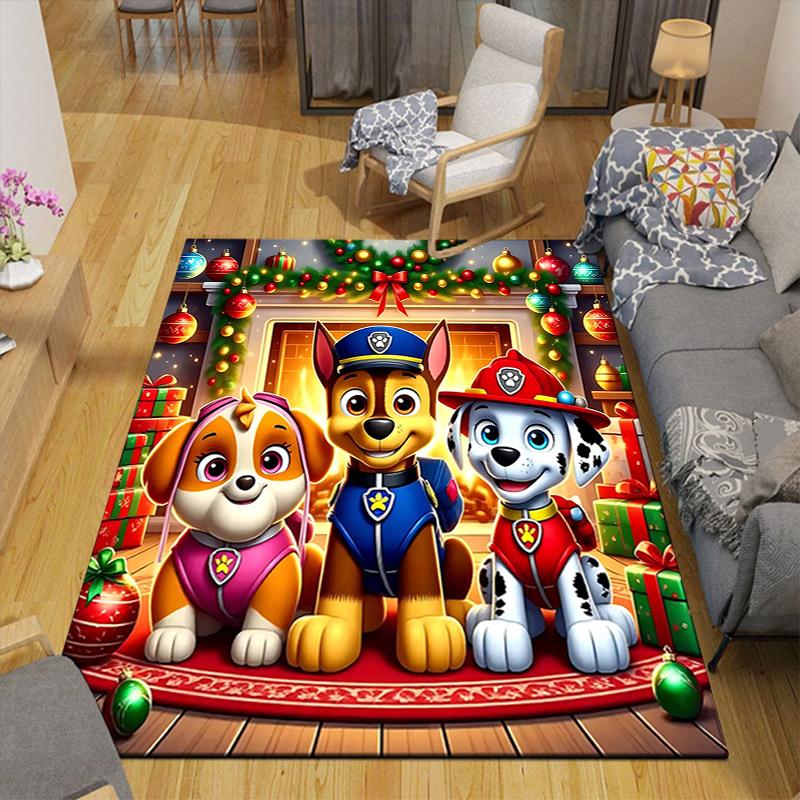 1Pc Christmas Adventure Pals Rug Office Carpet Indoor Outdoor Doormat Nonslip Soft And Comfortable Living Room Christmas Halloween Gift D91867