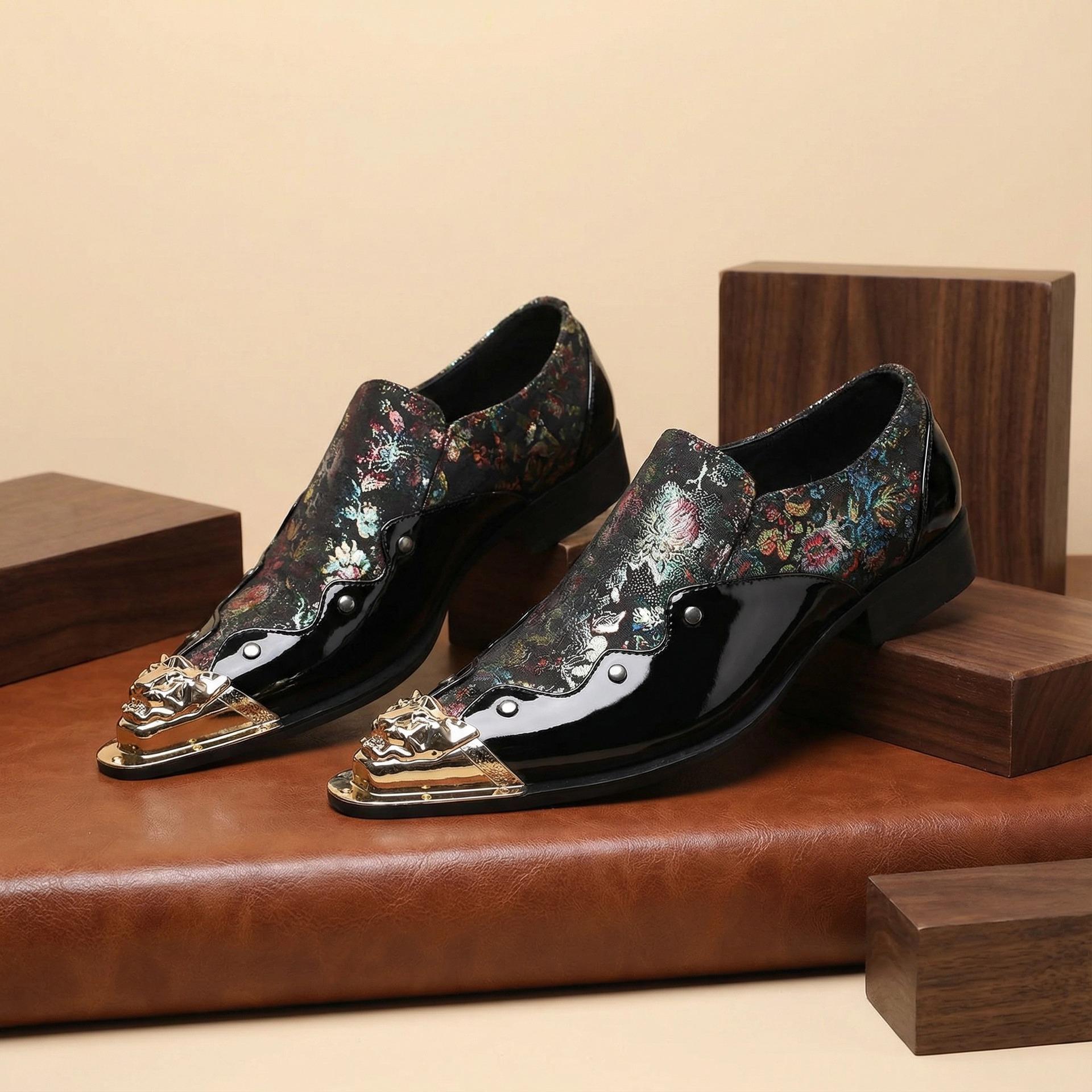 Size48 Men`S Shoes Luxury Banquet Leather
