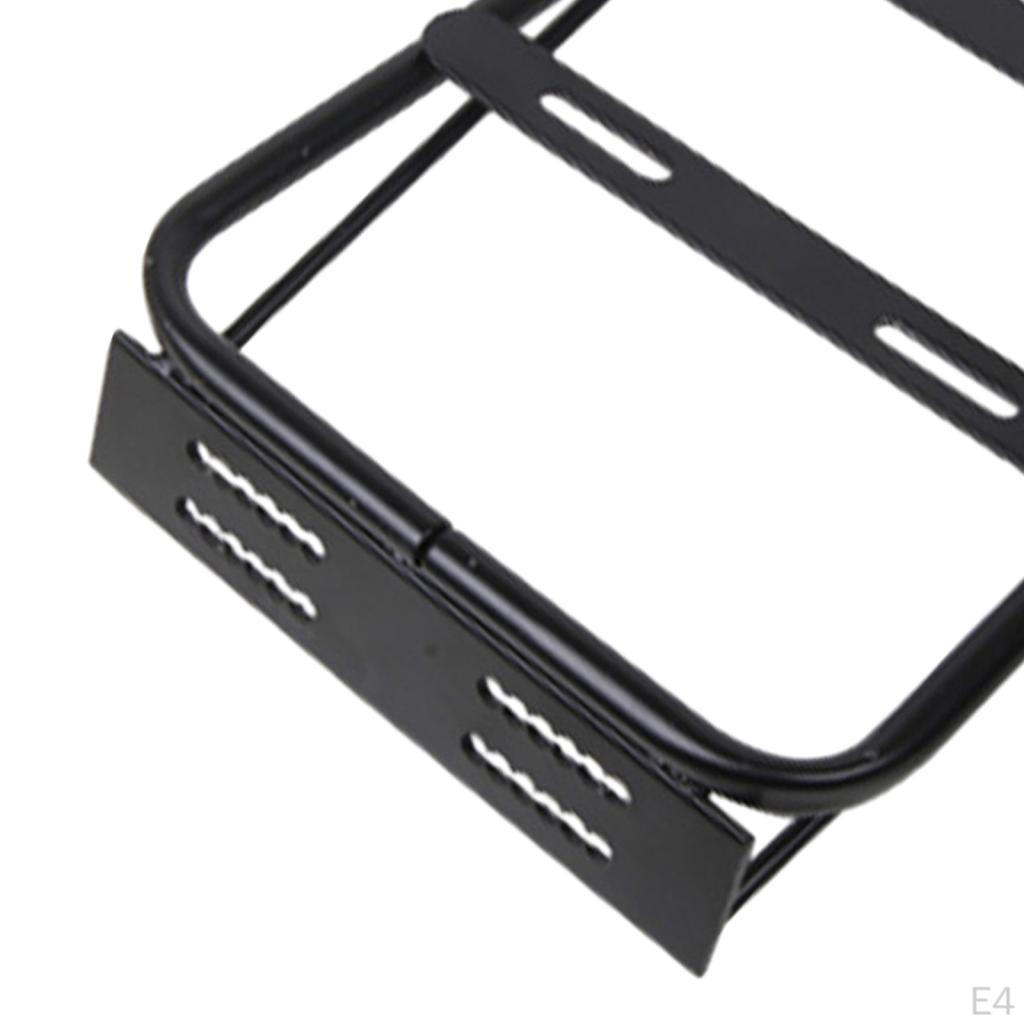 Motorbike Rear Tail Box Carrier Basket Rack Shelf with Screw Bracket Holder Trunk