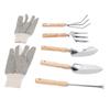 Garden Tool Set, Stainless Steel Shovel, Trowel,   Pull , Fork Rake with Gloves, Garden Tools for Garden, Patio, Farm