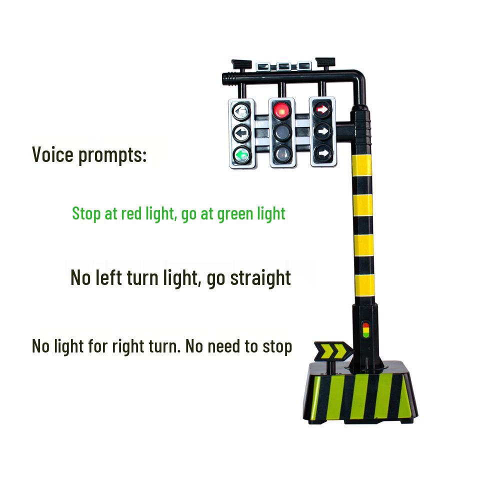 Детская игрушка-светофор со светом и звуком для имитации дорожной сцены в детском саду