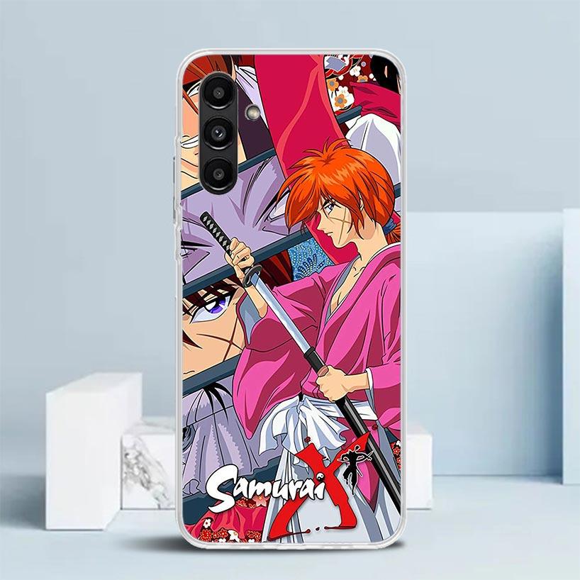 Rurouni Kenshin Anime Phone Case For Samsung Galaxy A55 A54 A52 A53 A15 A14 A12 A13 A25 A24 A22 A23 A35 A34 A32 A33 A04S A02S A0