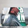 Warm Soft BlanketsKids Adult Travel Rapper Chris Browns   Throw Blanket  Flannel Bedspread Sofa Bed Comfortable Sofa Bed Cover