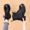Thick-soled Autumn and Winter Versatile Velvet Martin Boots Women's New Temperament Small Thin Boots