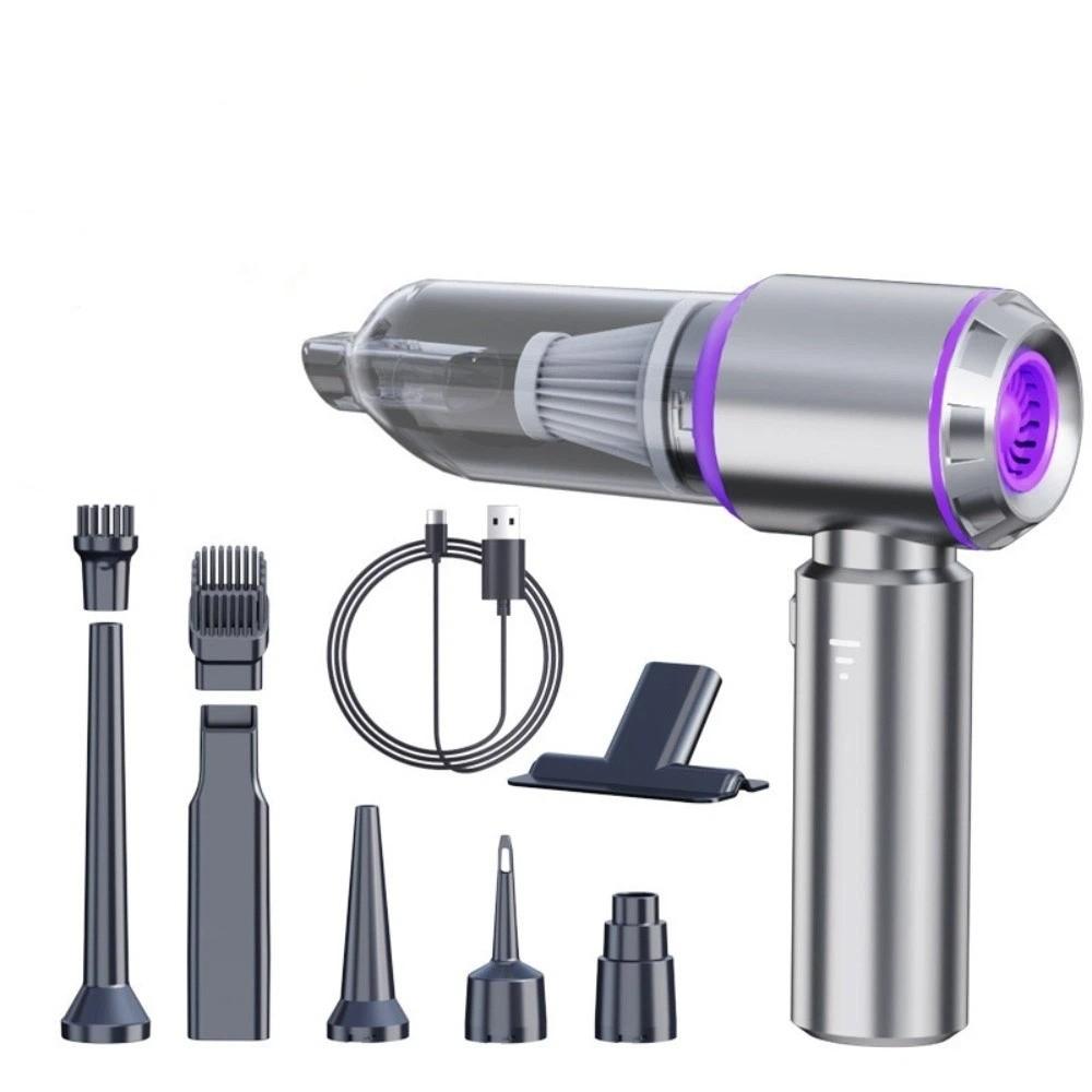 High Power Portable Handheld Vacuum 4-in-1 Air Duster Hand Held Car Vacuum Cleaner  Pet Hair