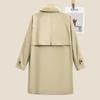 Women's Casual Loose-Fit Lapel Trench Coat