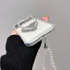 Wrist Strap Love Heart Mirror Diamond Bling Holder Phone Case for IPhone 17 16 15 Plus 14 13 12 11 Pro Max Protective Cover