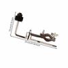 Cymbal Extension Bracket Metal Mounting Arm with Clamp Drum