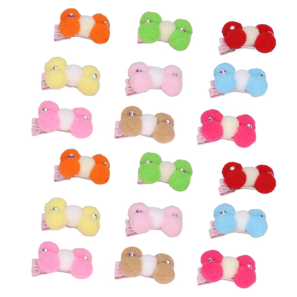 18 Pcs Dog Hair Bows Cute Stylish Attractive Compact Pet Hairpin for Pets Cats Dogs