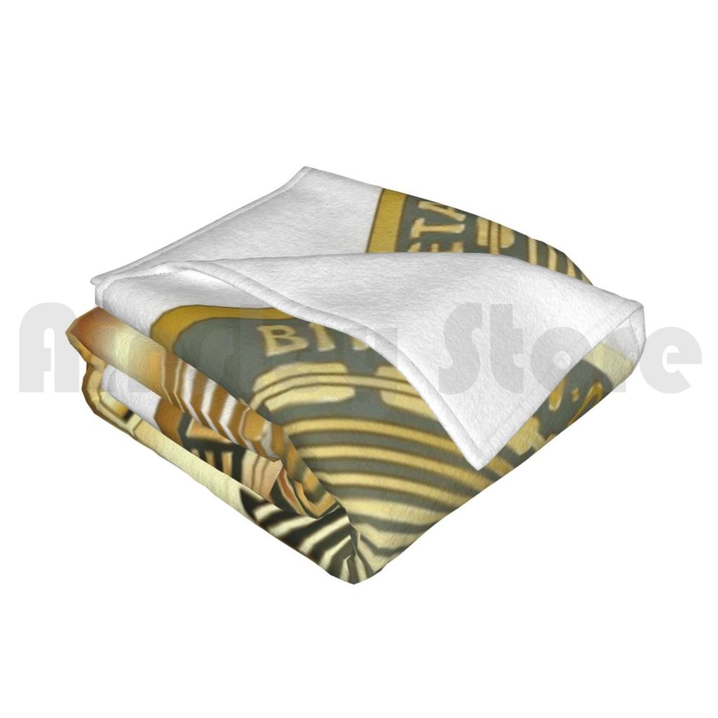 Bitcoin Blanket Super Soft Warm Light Thin Money Bitcoin Digital Money Gifts Trading Exchange Stock Exchange