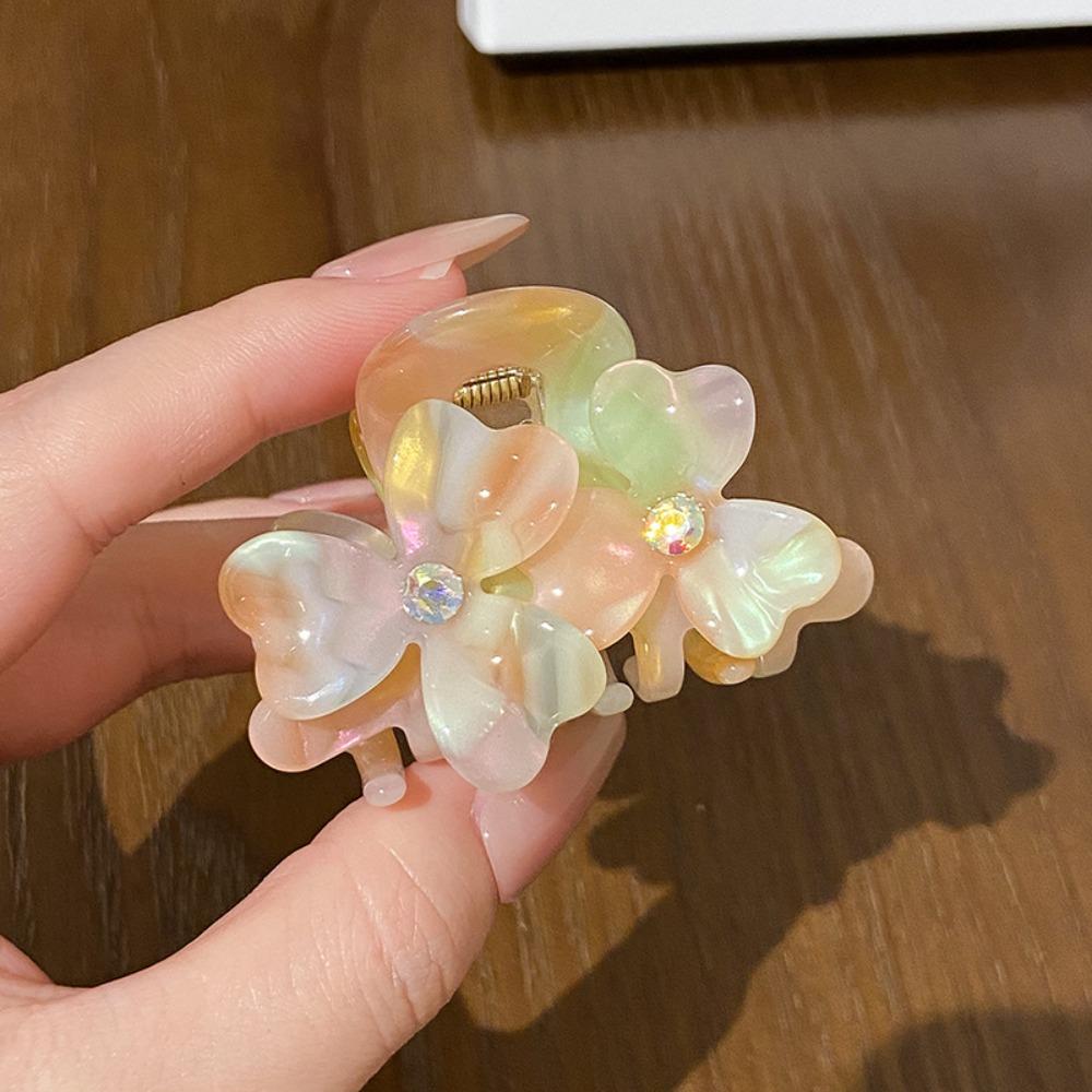 Rutschfeste Acetat-Haarkralle Süßes Kopfschmuckstück Neuer Blumen-Haarclip Haaraccessoires