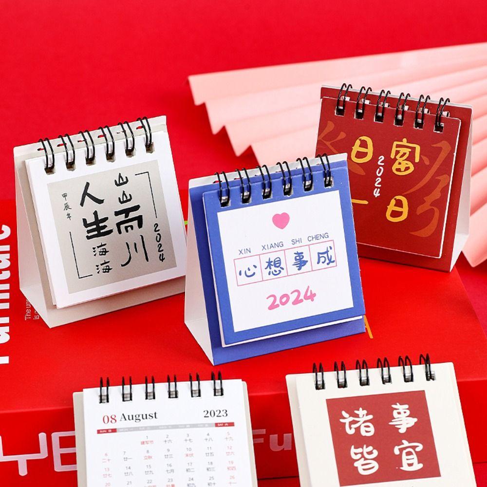 

Agenda Organizer Mini Desk Calendar Schedule Planner 2024 Calendar Simple Planning