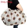 Nylon Foldable Shopping Bag With Large Capacity Waterproof Tote For Grocery Use