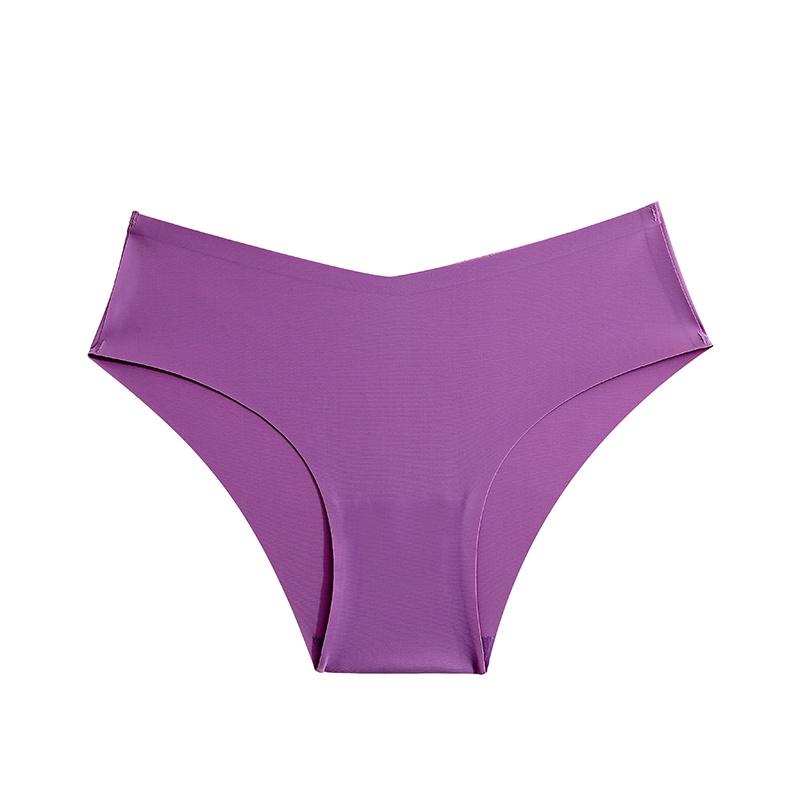 FINETOO Seamless Panties Women Sexy V Waist Briefs M-2XL Plus Size Underwear Comfortable Ladies Underpants Lingerie