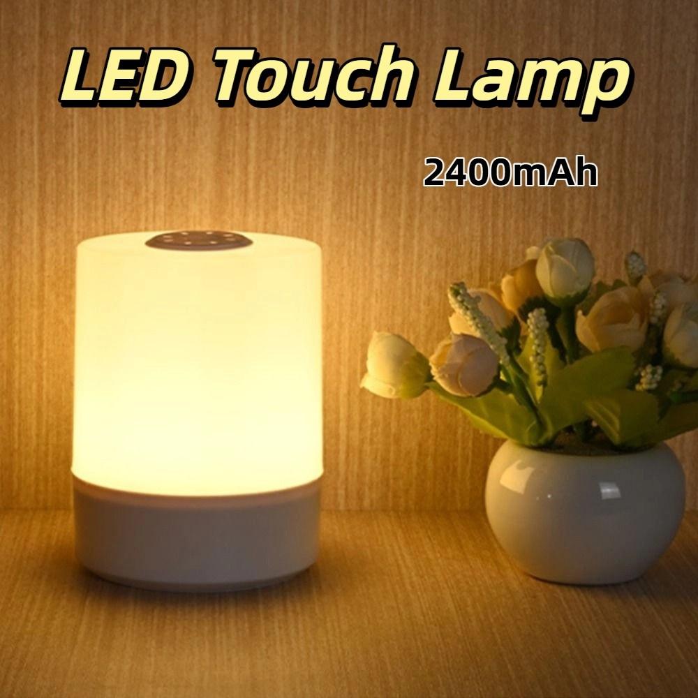 Motion Sensor LED Touch Lamp 3-Color Lighting Bedside Table Lamp  Kitchen Cabinet