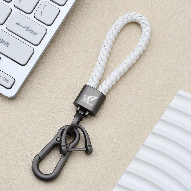 Braided Rope Car KeyRing Chain Keychain Anti-Lost Key Pendant For Honda CB400 CB 400 1992-2021 2020 CB 400SF Interior Accessorie TV7