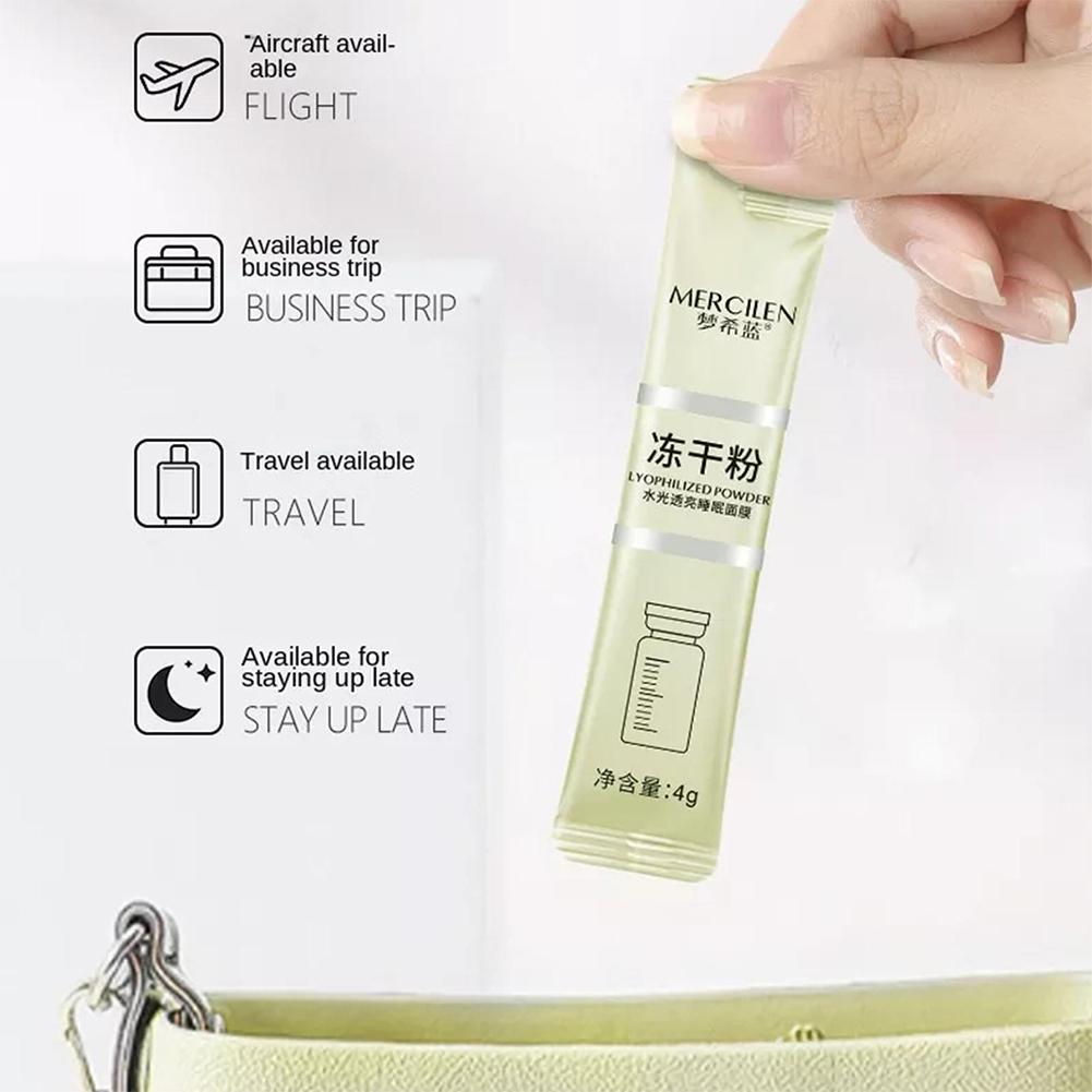 20pcs MERCILEN Collagen Sleeping Leave-in Facial Masks Face Skincare Moisturizing Brightening Firming Hydrating